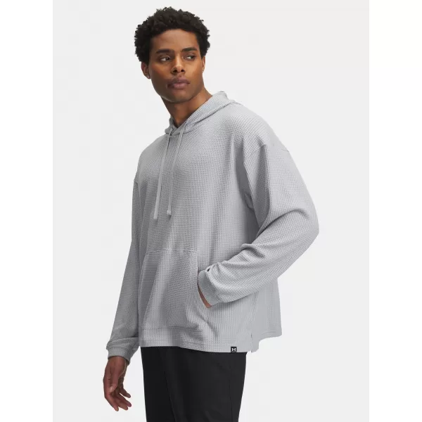  Hanorac pentru bărbați UNDER ARMOUR UA RIVAL WAFFLE HOODIE 1383108-011 GRI 