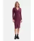 Rochie BEWEAR B307 PRUNĂ