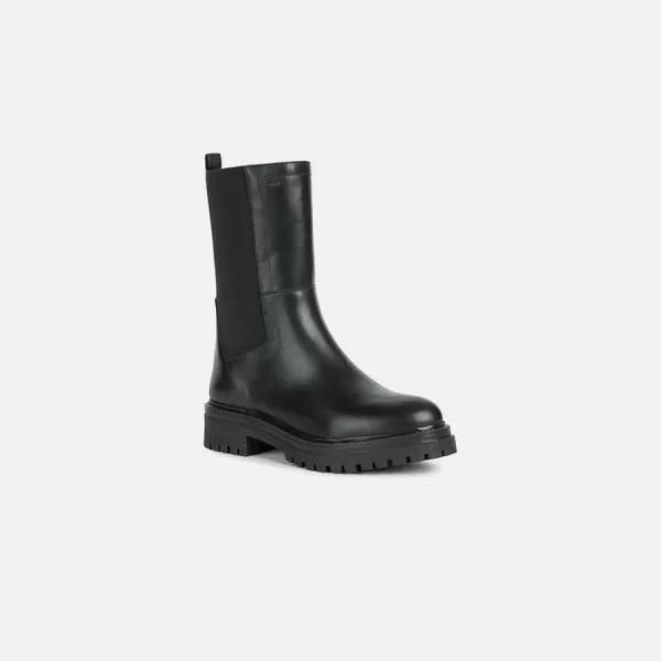  Pantofi de dama cu siret GEOX IRIDEA B ABX NEGRU 