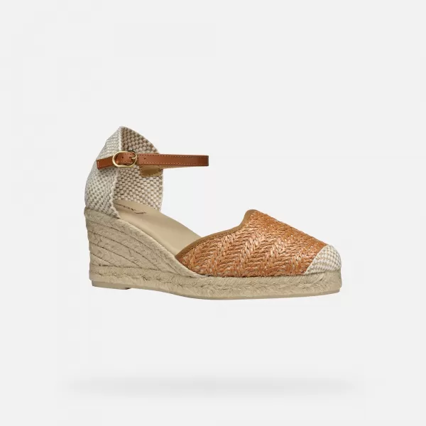  Sandale de dama GEOX GELSA LOW MARO DESCHIS 
