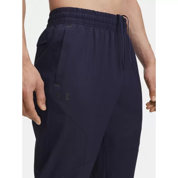  Pantaloni sport pentru bărbați UNDER ARMOUR UA UNSTOPPABLE TAPERED PANTS 6003861-410 ALBASTRU 