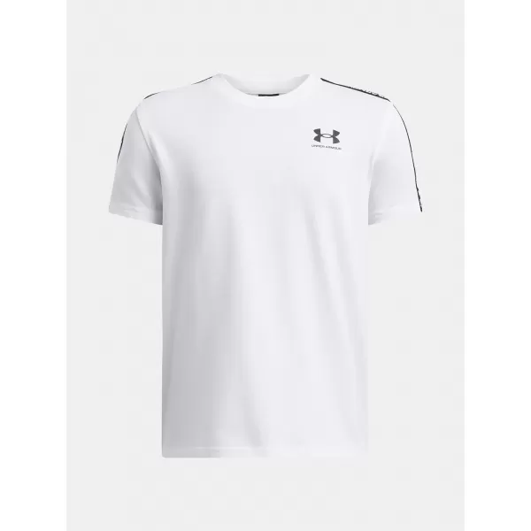  Tricou băieți UNDER ARMOUR UA B ICON TAPED SS 6001583-100 ALB 