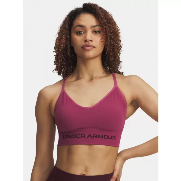  Sutien de damă UNDER ARMOUR VANISH SEAMLESS LOW BRA 1384417-659 ROŞU 