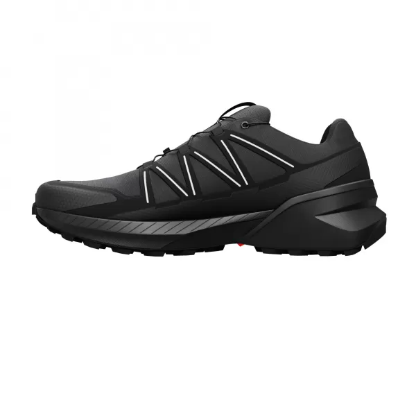  Pantofi pentru bărbați SALOMON SPEEDCROSS PEAK NEGRU/NEGRU/GRI GLACIAR 