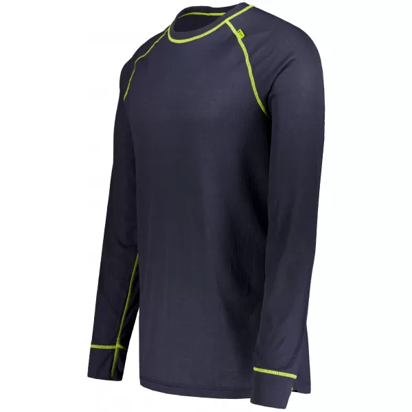  Set termic pentru bărbați ALTISPORT GAIN GRI ÎNCHIS/LIME 
