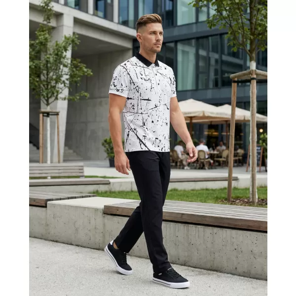  Pantaloni pentru bărbați ALTISPORT ATS TROUSER CLASSIC-FIT NEGRU 
