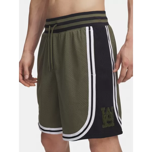  Pantaloni scurți pentru bărbați UNDER ARMOUR UA M COURTSIDE SHORT 6004087-390 VERDE 