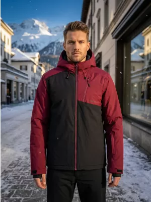 Geaca de iarna pentru barbati ALTISPORT GALLUS BURGUNDIA
