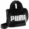 Geanta pentru doamne PUMA UP FAUX FUR MINI SHOPPER BAG 09171301 PUMA NEGRU