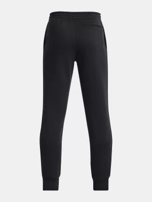 Pantaloni de trening pentru băieți UNDER ARMOUR UA RIVAL FLEECE JOGGERS 1379787-001 NEGRU