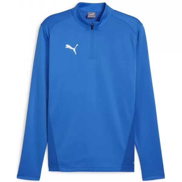  Cămaşă PUMA TEAMGOAL TRAINING 1/4 ZIP TO 658629_02 LIMONADĂ ALBASTRĂ ELECTRICĂ/ALB/ECHIPĂ REGALĂ 