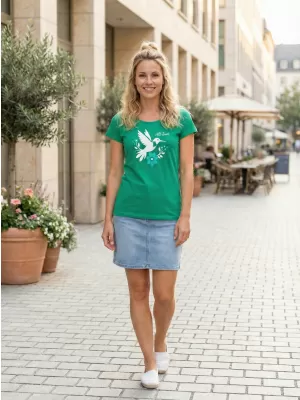 Tricou pentru femei cu mâneci scurte ALTISPORT ALW192122 MEDIU