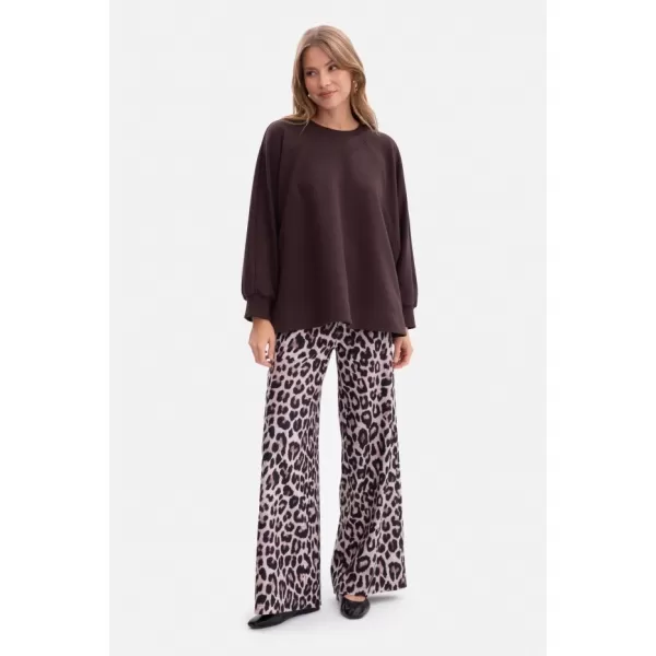  Hanorac de dama BEWEAR B306 CIOCOLATA NEAGRA 