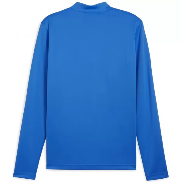  Cămaşă PUMA TEAMGOAL TRAINING 1/4 ZIP TO 658629_02 LIMONADĂ ALBASTRĂ ELECTRICĂ/ALB/ECHIPĂ REGALĂ 