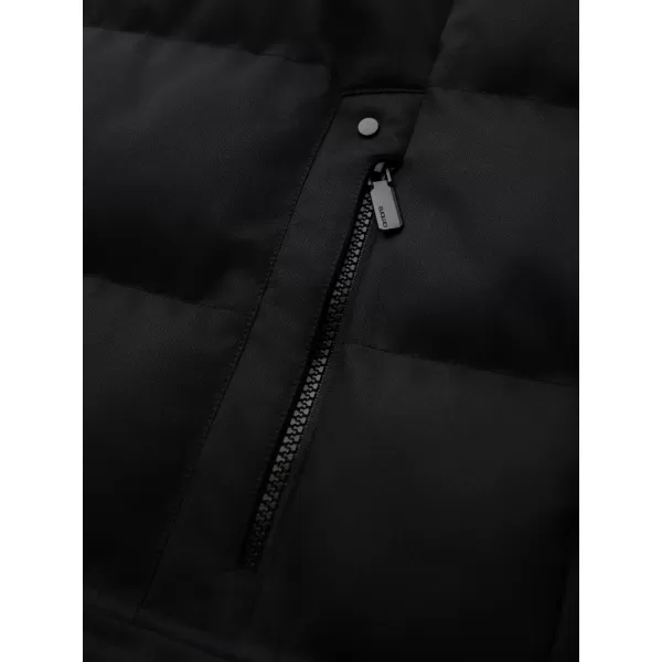  Palton pentru bărbați OMBRE OM-JALJ-0264 NEGRU 