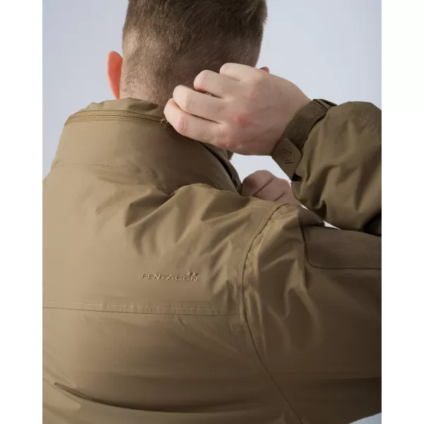  Sacou PENTAGON LOGAN LEVEL7 JACKET K01012 GRI MARO 