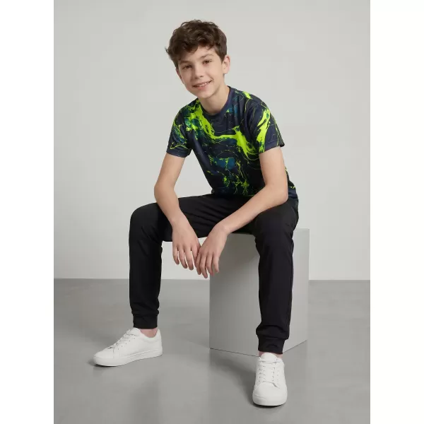  Dětské funkční triko premium ALTISPORT VOJ/ALK071TR01 NAVY-ŽLUTÁ 