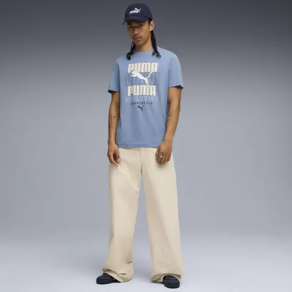  Cămaşă PUMA GRAPHIC STACKED GRAPHIC TEE 68803834 COOL ALBASTRU 