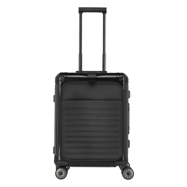  Valiză TRAVELITE NEXT 4W S FRONT POCKET NEGRU 