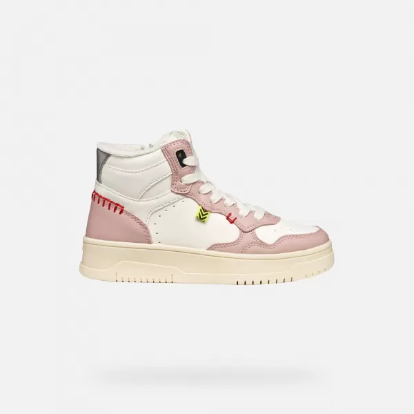  Adidași pentru fete GEOX LESTRELLA J56NLA000BCC0674 ALB 