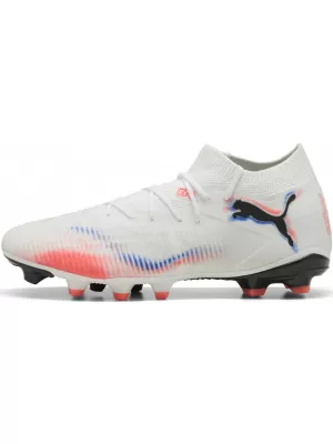 Pantofi pentru bărbați PUMA FUTURE 8 MATCH FG/AG 10859301 WHITE/ ALB/PUMA NEGRU/ROȘU STRĂLUCITOR