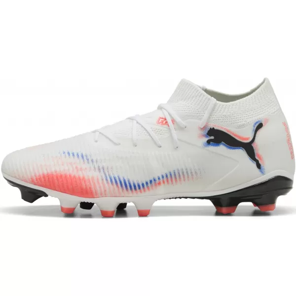  Pantofi pentru bărbați PUMA FUTURE 8 MATCH FG/AG 10859301 WHITE/ ALB/PUMA NEGRU/ROȘU STRĂLUCITOR 
