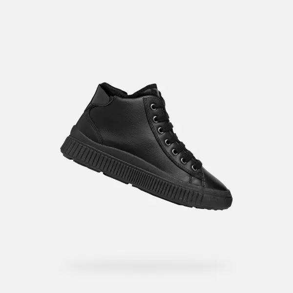  Adidași pentru fete GEOX LAQUINNY J46M3G00085C9999 NEGRU 