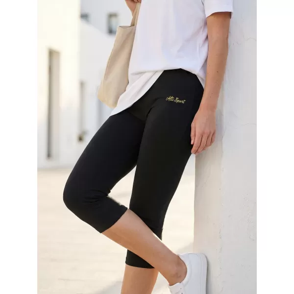  Jambiere 3/4 dama ALTISPORT DAYIA NEGRU 