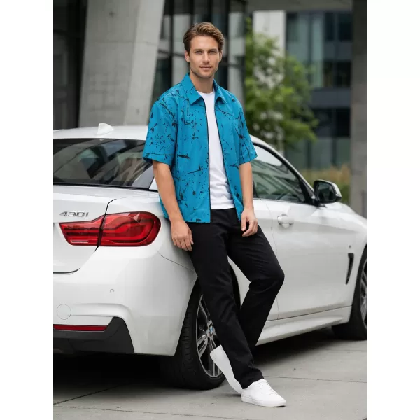  Cămașă premium pentru bărbați ALTISPORT VOJ/ALM034KOS01 SMARALD 