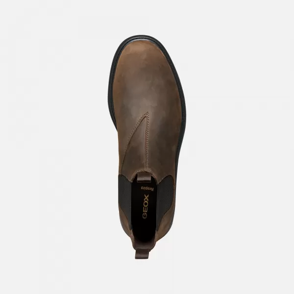  Pantofi pentru bărbați GEOX SPHERICA EC7 G011185 MARO ÎNCHIS 