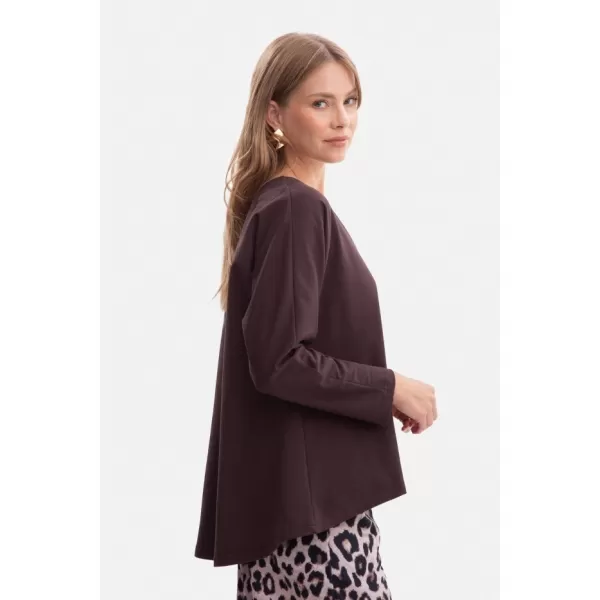  Bluza de dama BEWEAR B304 CIOCOLATA NEAGRA 