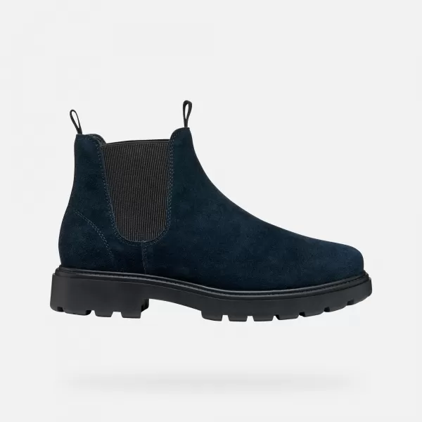  Pantofi pentru bărbați GEOX SPHERICA EC7 G011182 ALBASTRU ÎNCHIS 