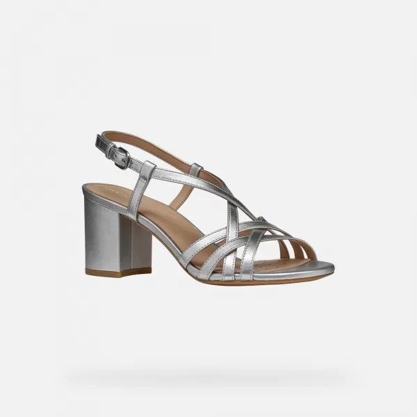  Sandale de dama GEOX VIRNILISA 65 S ARGINT 