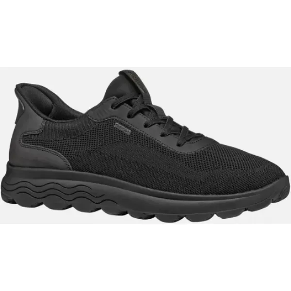  Adidași pentru bărbați GEOX SPHERICA PLUS NEGRU 