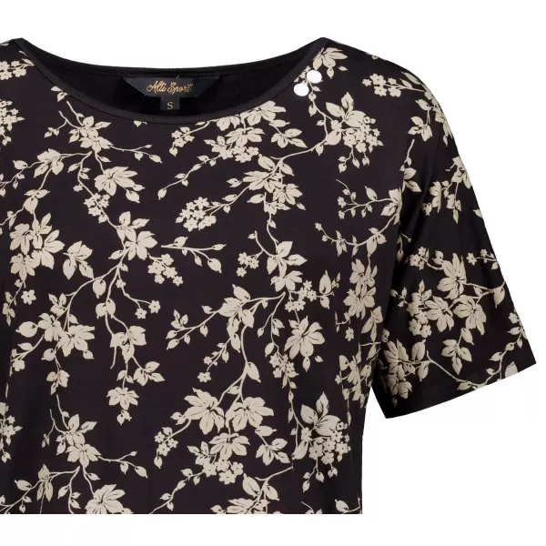  Tricou de damă ALTISPORT GYLDA NEGRU 