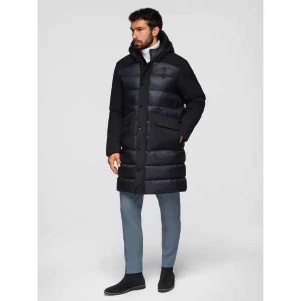  Palton pentru bărbați OMBRE OM-JALJ-0308 NEGRU 