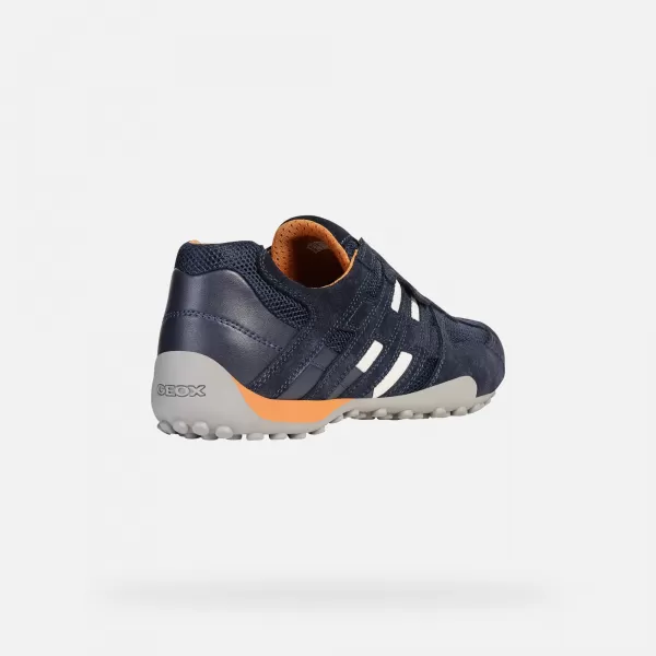  Adidași pentru bărbați GEOX SNAKE G002632 ALBASTRU ÎNCHIS 