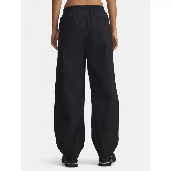 Pantaloni sport de damă UNDER ARMOUR UA UNSTOPPABLE WVN PLEAT PT 6007027-001 NEGRU 