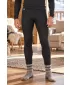 Pantaloni termici pentru bărbați ALTISPORT GOFFREDO NEGRU