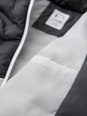 Sacou OMBRE OM-JALP-0206 GRAFIT ȘI ALB