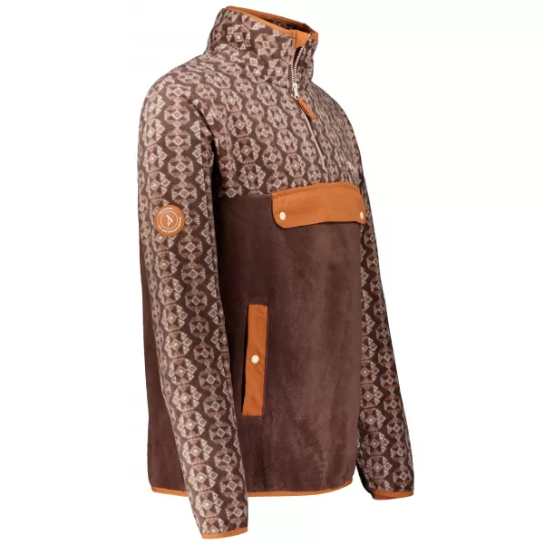  Hanorac pentru bărbați din fleece ALTISPORT GARM MARO 