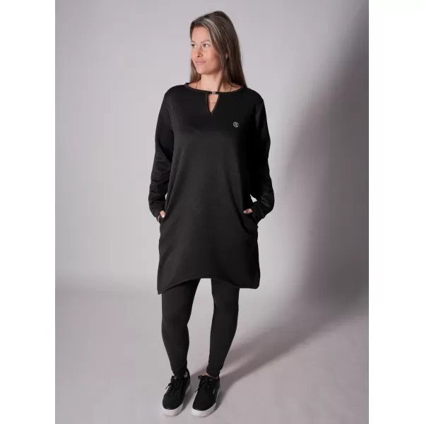  Hanorac de dama KIXMI VELLI NEGRU 
