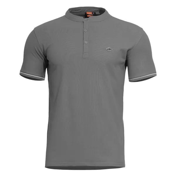  tricou PENTAGON LEVANTES HENLEY T-SHIRT STRIPES K09025 LUP/GRI 