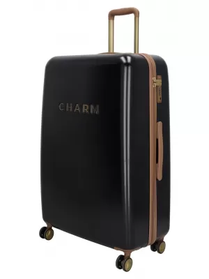 Valiză CHARM LONDON CAPETOWN L NEGRU