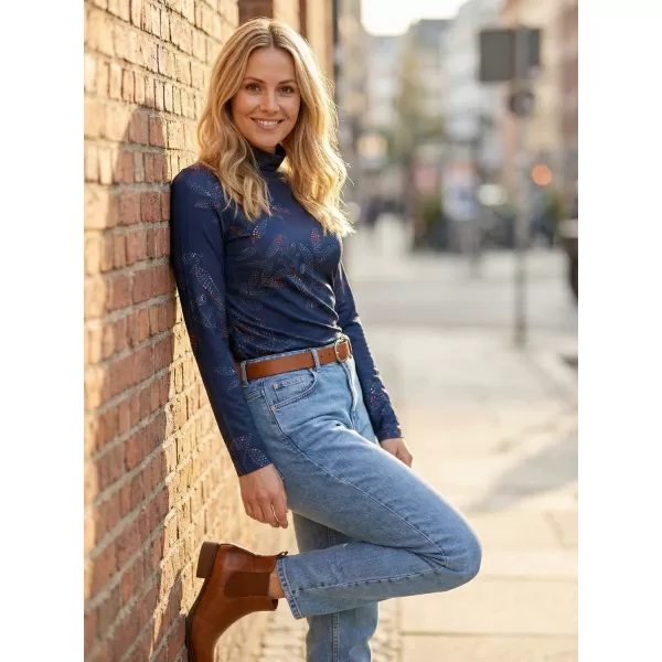  Tricou pentru femei ALTISPORT GERDA ALBASTRU ÎNCHIS 