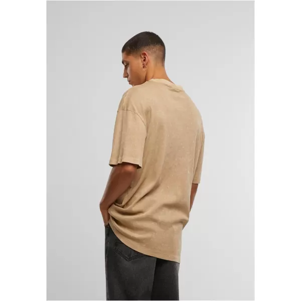  Tricou pentru bărbați URBAN CLASSICS TB7346 BEJ UNIUNE 