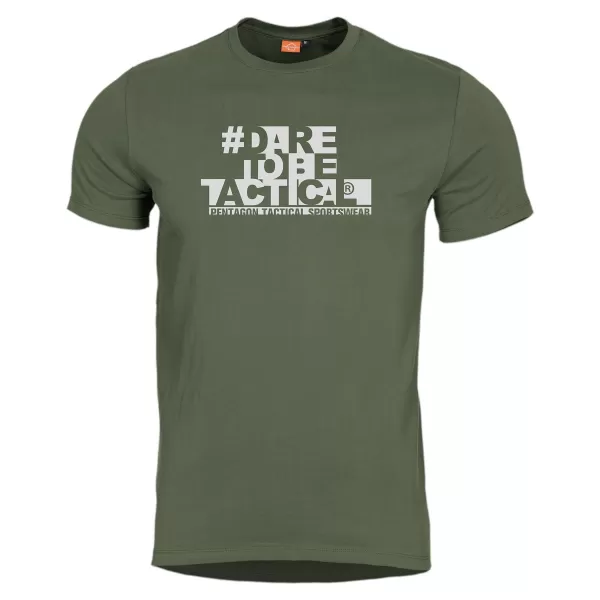  tricou PENTAGON AGERON HASHTAG K09012 VERDE MĂSLINIU 