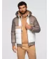 Sacou OMBRE OM-JALP-0296 BEJ ȘI ALB