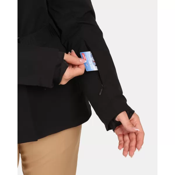  Jachetă de schi pentru femei KILPI CARRIE-W ZL0108KI NEGRU 
