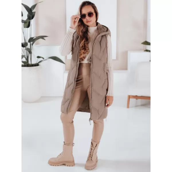  Geacă pentru doamne DSTREET TY5098 CARAMEL 